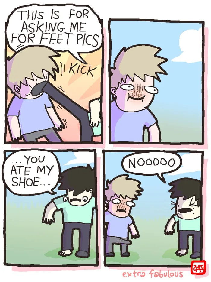 A Misunderstood Request for Feet Pics
