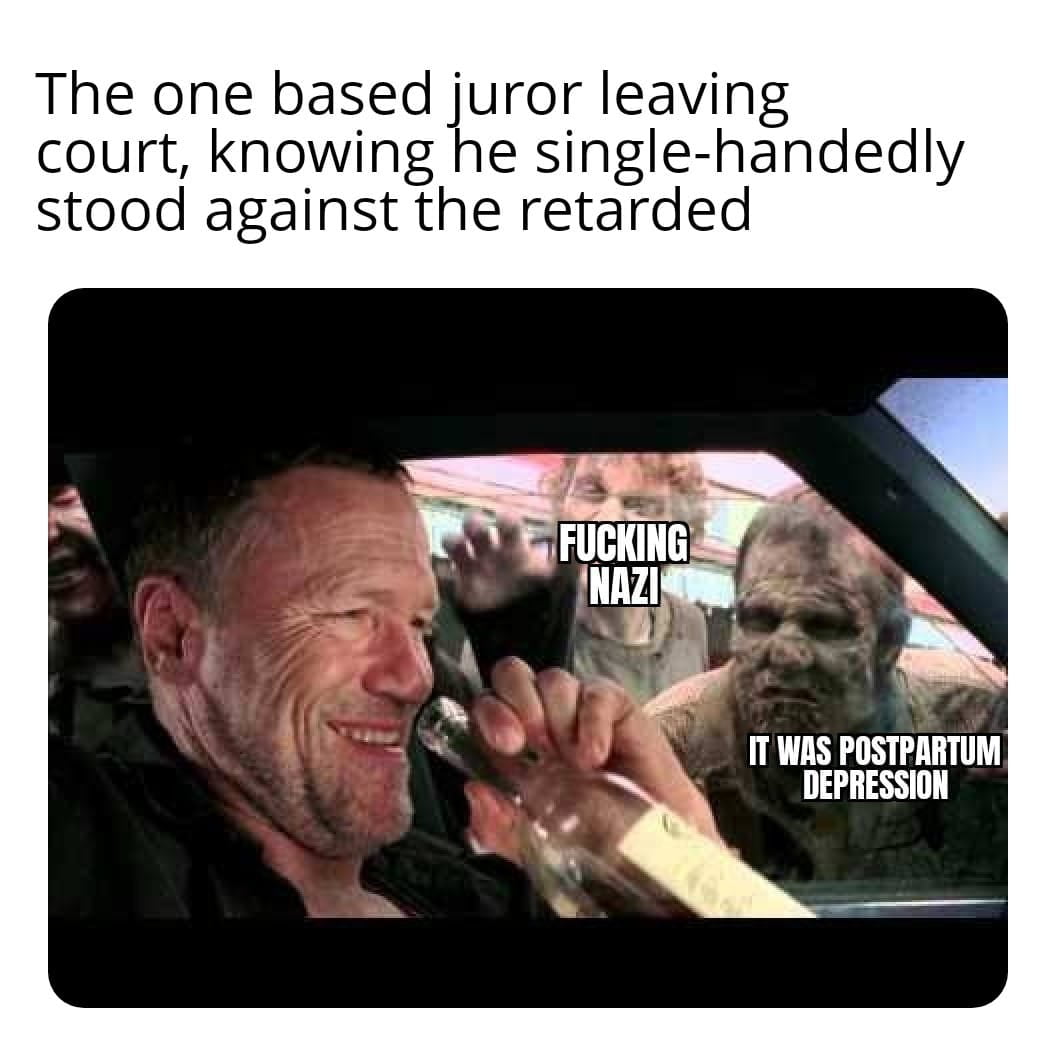 Meme Depicting a Lone Juror's Perspective on a Controversial Trial - Memes on Aviaclip
