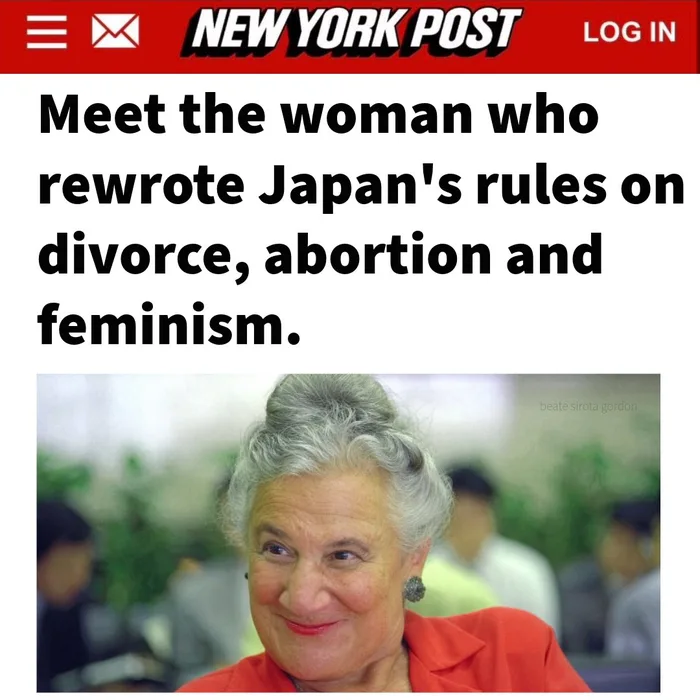 The New York Post Highlights the Woman Who Influenced Japanese Social Policy - Interesting on Aviaclip