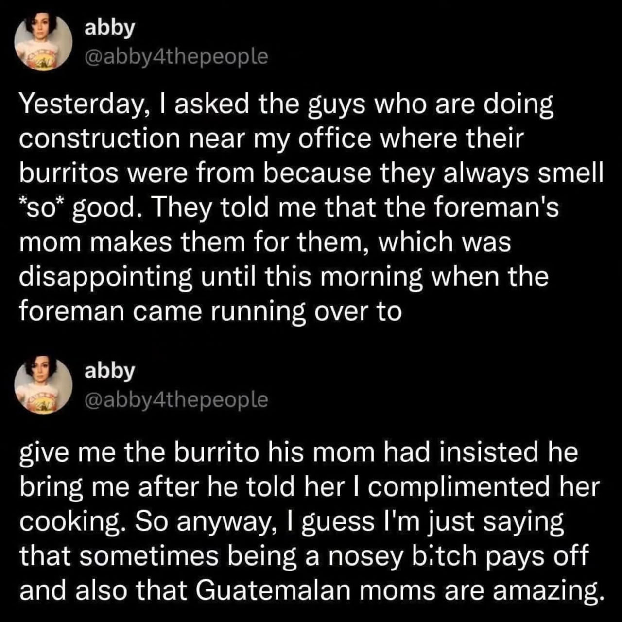 A Simple Compliment Leads to an Unexpected Lunch Delivery - Wholesome on Aviaclip