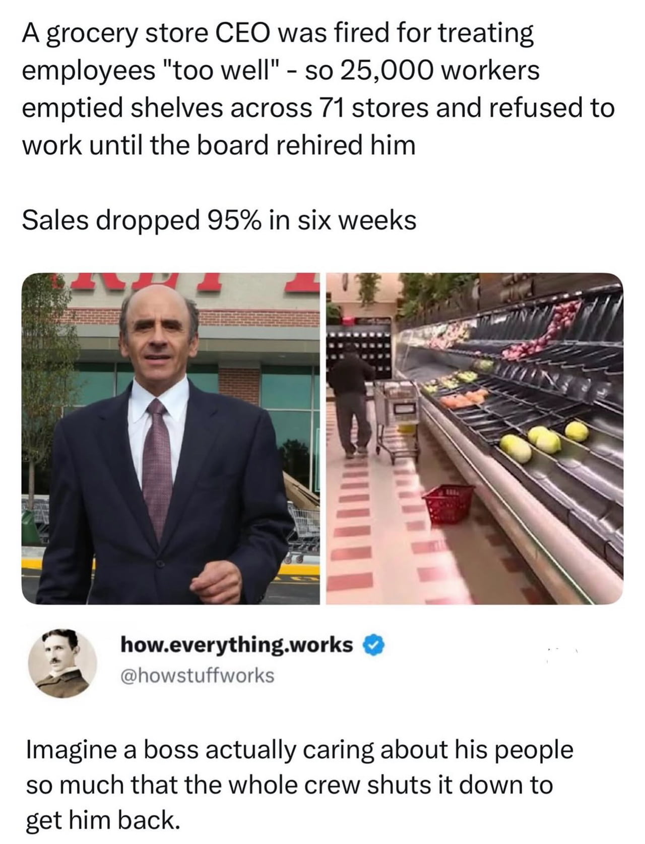 The Story Behind the Viral Market Basket Employee Protest - Interesting on Aviaclip
