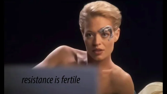Seven of Nine from Star Trek: Voyager Featured in Meme - Memes on Aviaclip