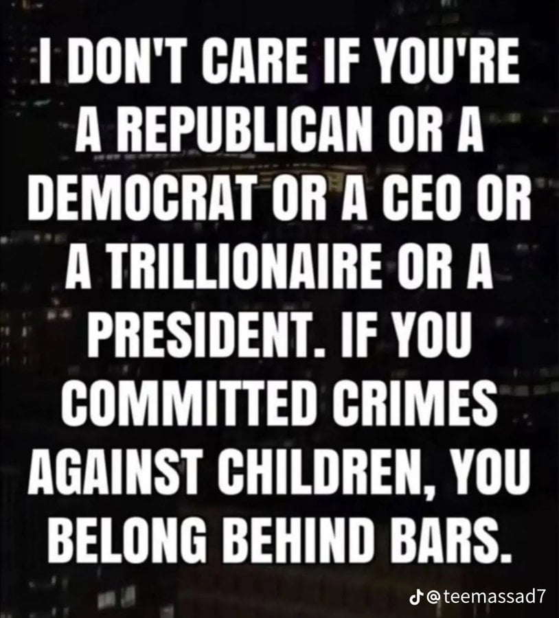 A Statement on Accountability for Crimes Against Children - Memes on Aviaclip