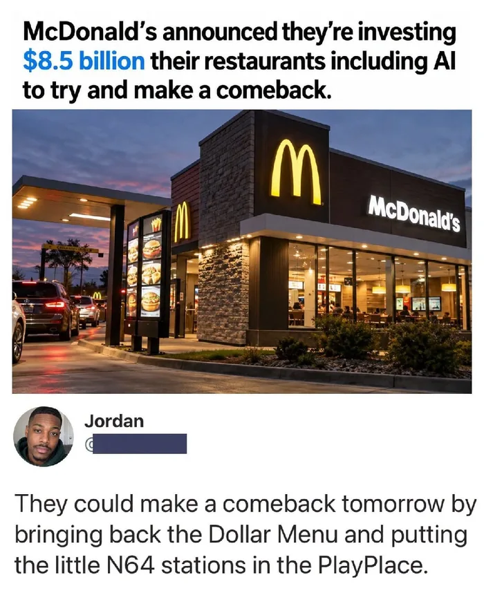 McDonald's $8.5 Billion AI Investment Sparks Debate Over Priorities