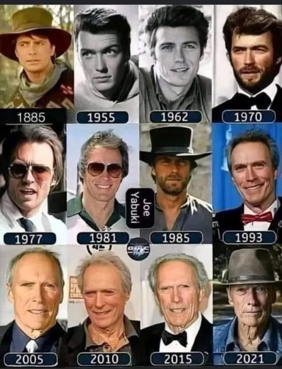 A Visual Timeline of Clint Eastwood's Career - Interesting on Aviaclip