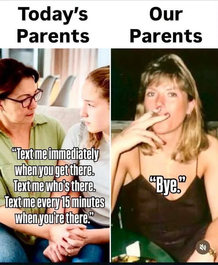 A Humorous Comparison of Parenting Styles Across Generations