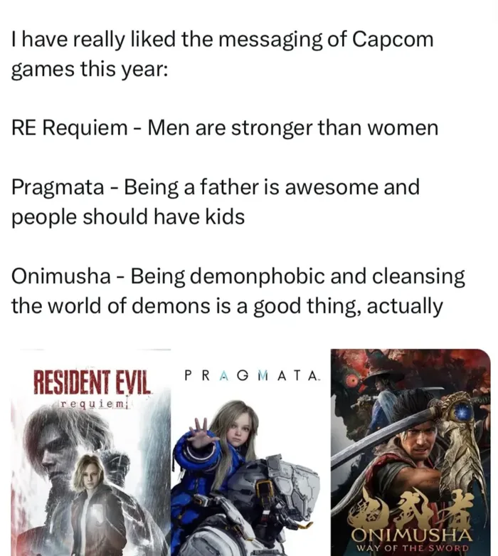 A Satirical Take on Capcom Game Themes