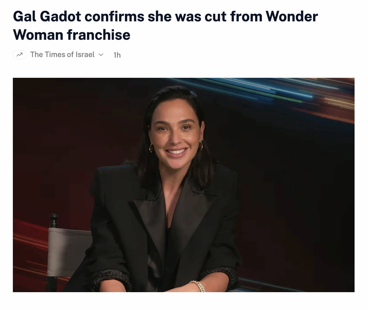 Gal Gadot Confirms Departure from Wonder Woman Franchise - Interesting on Aviaclip