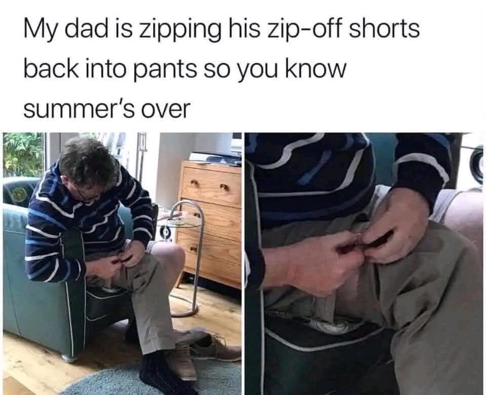 The Official End of Summer According to Dad Fashion