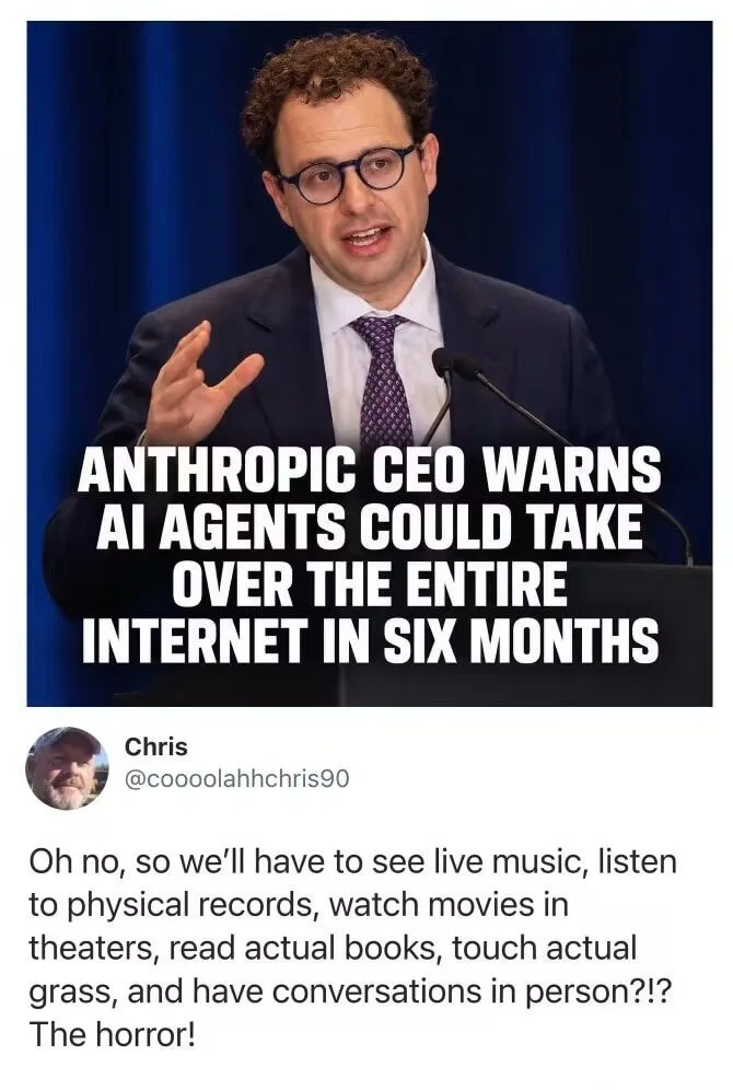 A Sarcastic Take on AI Internet Takeover Warnings - Memes on Aviaclip
