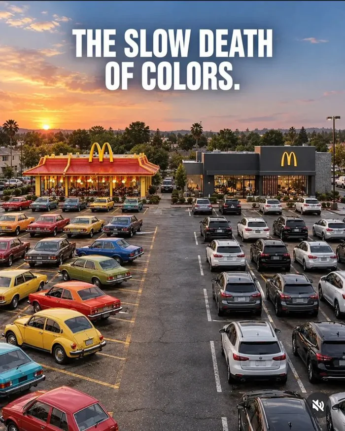 A Visual Comparison of Car Color Trends Over Time - Interesting on Aviaclip