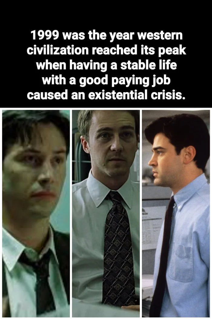 The 1999 Existential Crisis in Cinema - Memes on Aviaclip