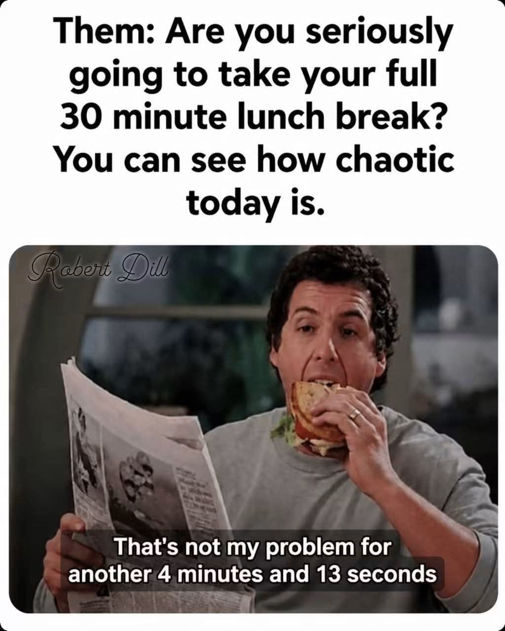 The Art of Protecting Your Lunch Break