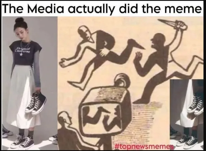 Comparing Media Framing to a Classic Satirical Cartoon - Memes on Aviaclip