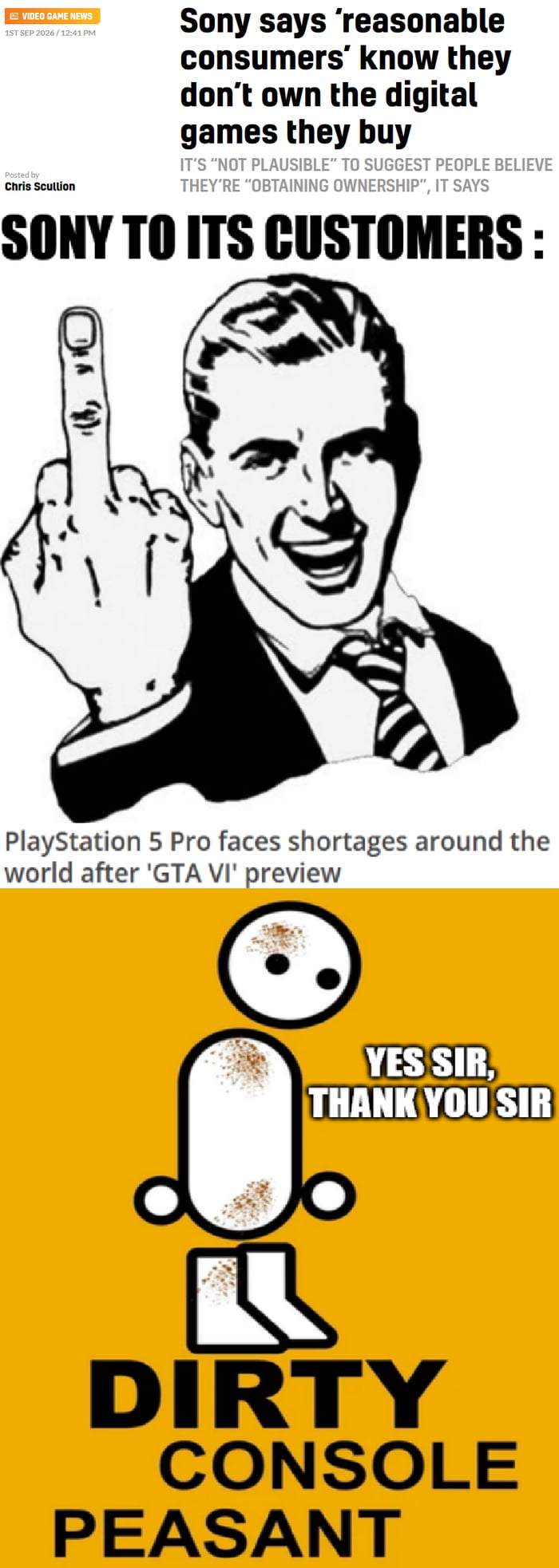 The Debate Over Digital Game Ownership and Consumer Loyalty - Memes on Aviaclip