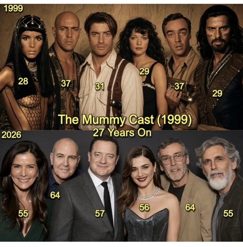 The Mummy Cast: Then and Now Comparison - Interesting on Aviaclip