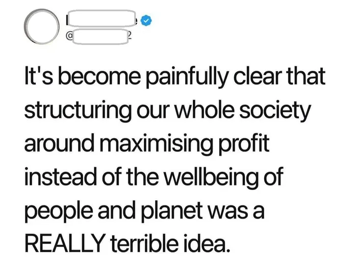 Profit x wellbeing