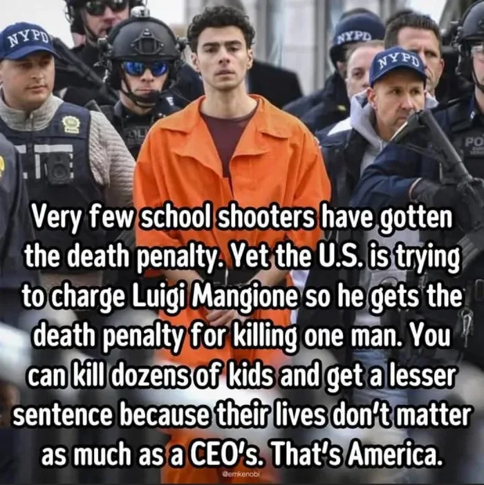 Free Luigi. He didn't unalive any innocent man.