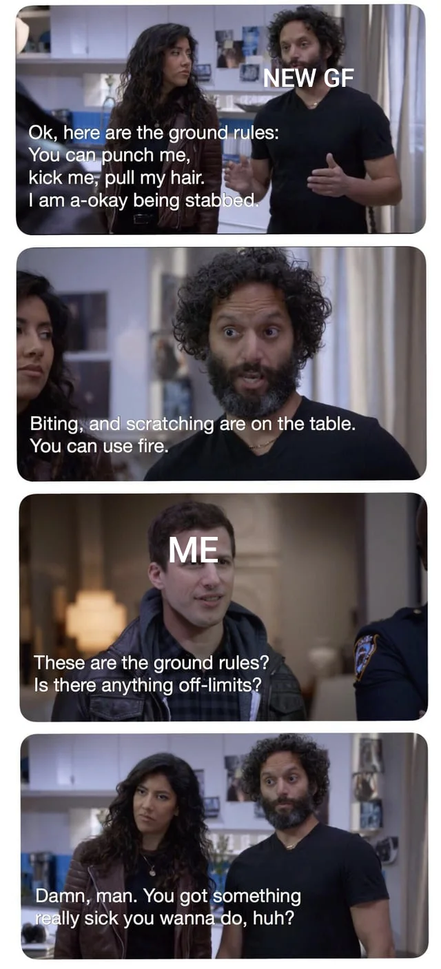 Brooklyn Nine-Nine Meme Explores Unconventional Relationship Ground Rules - Memes on Aviaclip