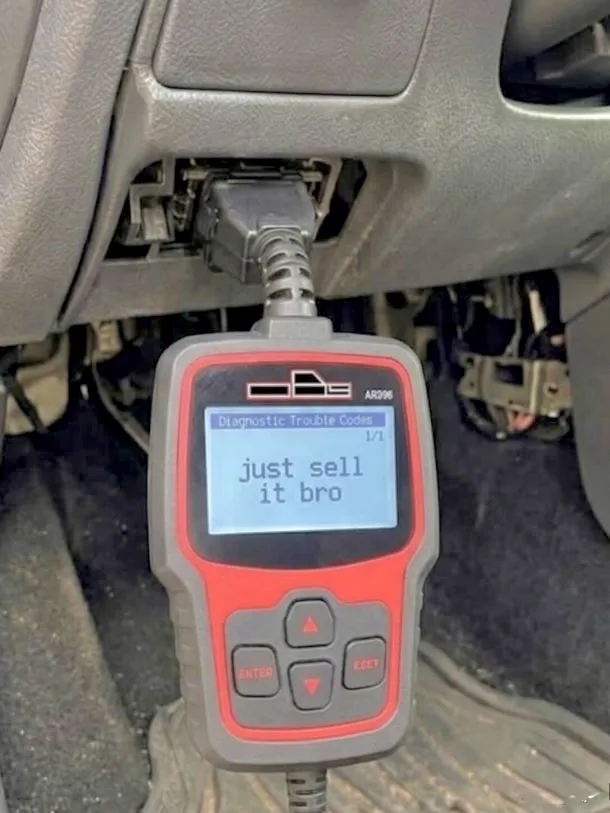 When Your Car Diagnostic Scanner Gives You Some Brutally Honest Advice