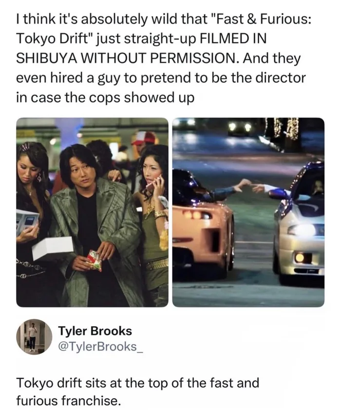 The Guerilla Filmmaking Tactics Behind Fast & Furious: Tokyo Drift - Interesting on Aviaclip