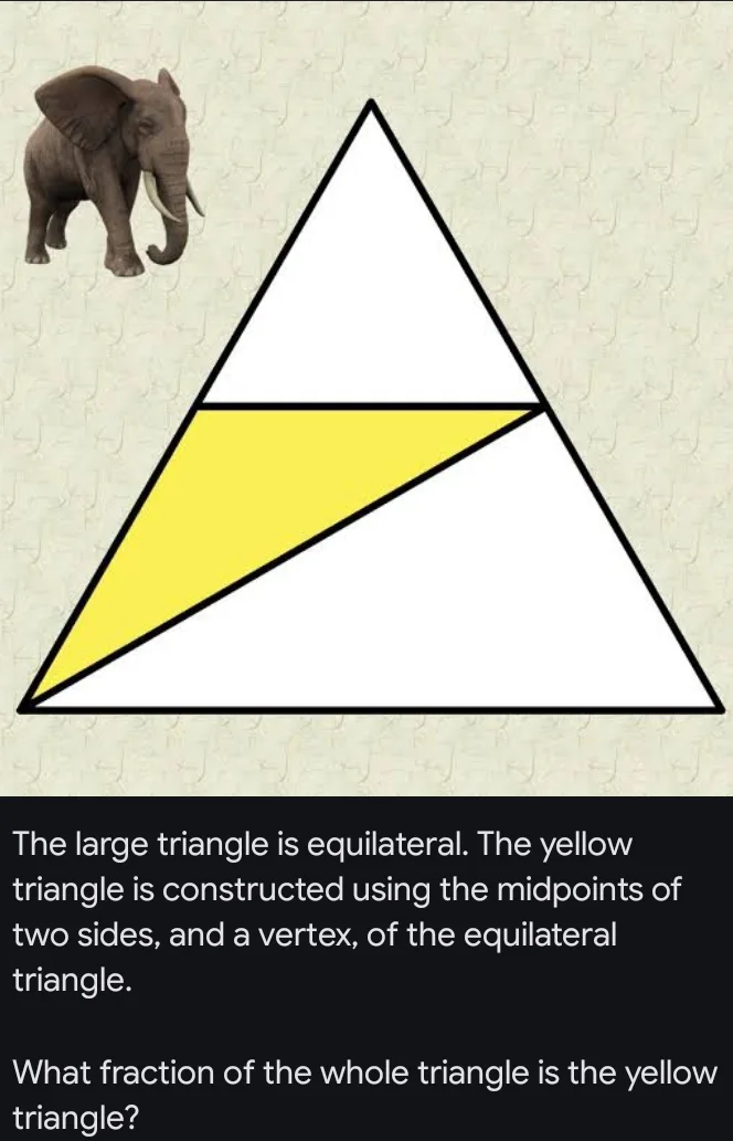 Can You Solve This Geometry Puzzle Involving an Elephant?