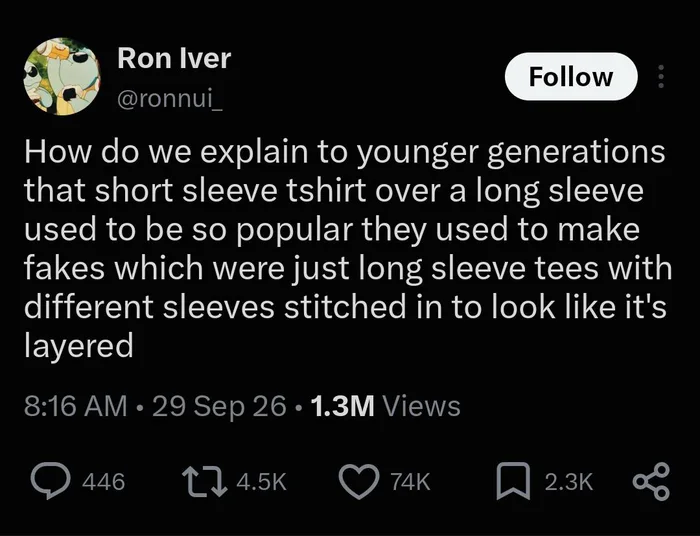 The Curious Case of the Faux-Layered T-Shirt Trend - Memes on Aviaclip