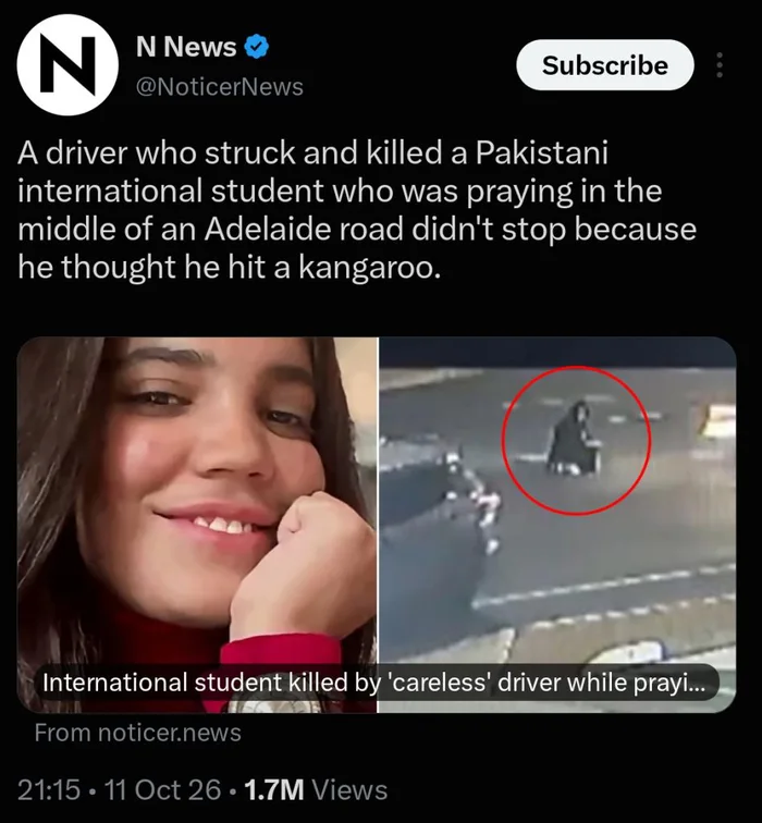 Driver Hits Pedestrian Praying in Road, Mistaking Them for a Kangaroo