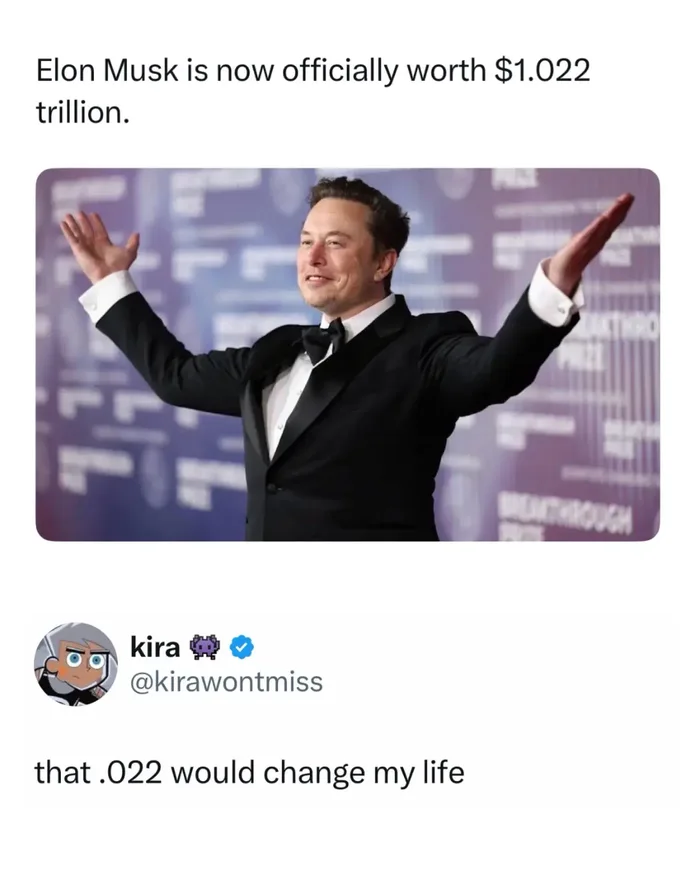 The Mathematical Reality of a Trillion-Dollar Net Worth - Memes on Aviaclip