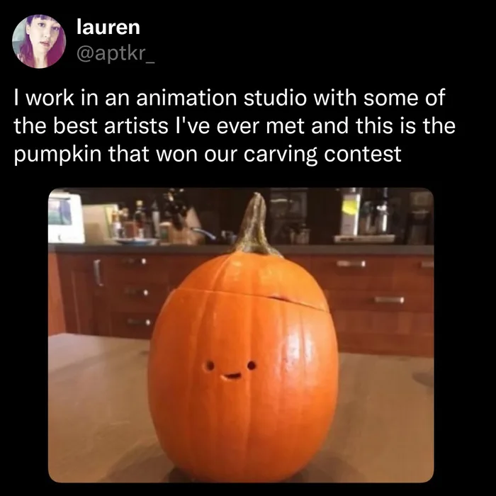 Peak artistic achievement right here