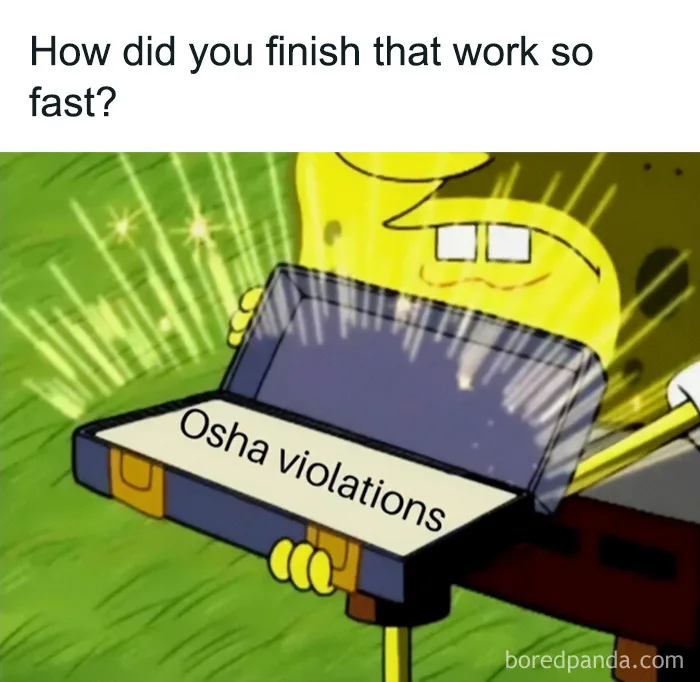 Right in front of my OSHA handbook?
