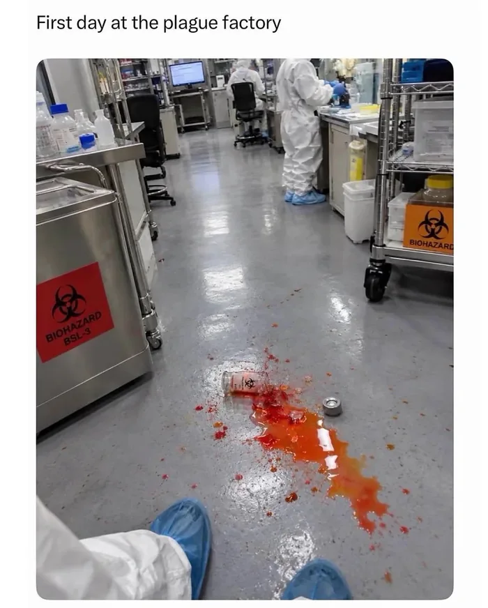 A Precarious Spill in a BSL-3 Laboratory - WTF on Aviaclip