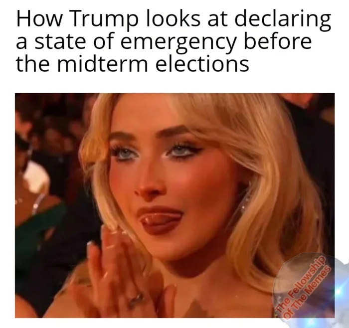 Political Satire Meme Featuring Sabrina Carpenter - Memes on Aviaclip