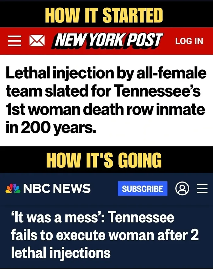 A Look at the Failed Execution of Tennessee's First Female Death Row Inmate - Interesting on Aviaclip