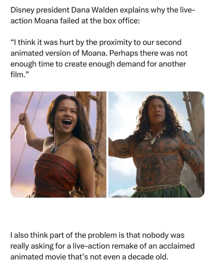 Disney Executive Addresses Live-Action Moana Performance