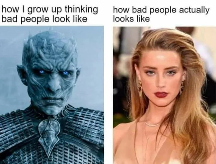 A Meme Comparing Fictional Villains to Real-World Figures