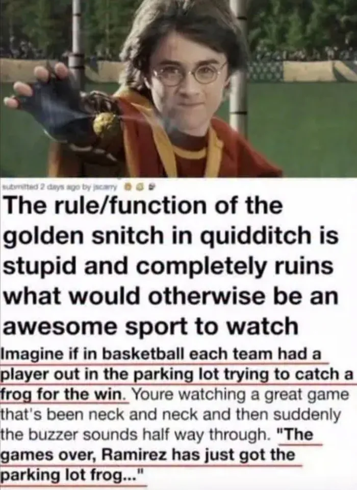 A Critical Look at the Rules of Quidditch