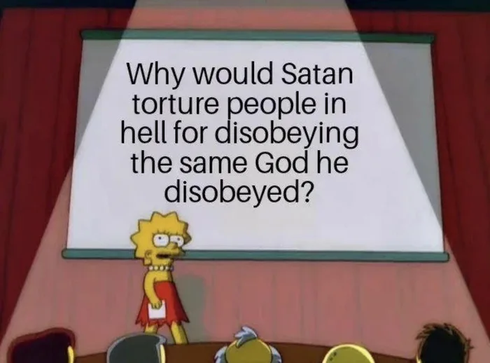 A Logical Question About the Traditional Depiction of Hell