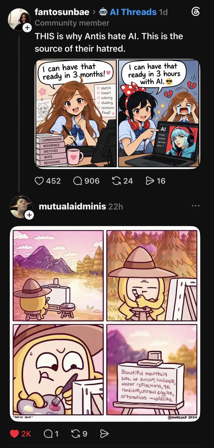 A Satirical Take on the Modern Art Process and AI Generation - Memes on Aviaclip
