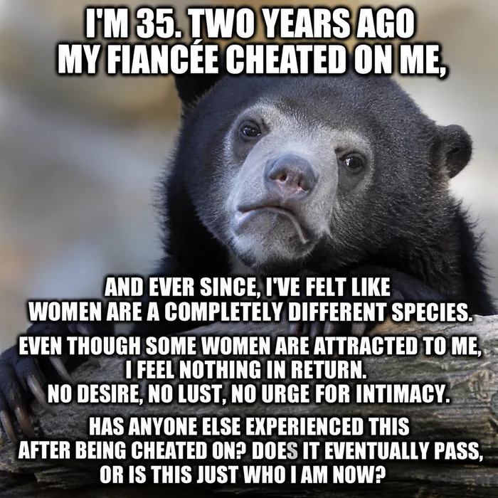Confessional Meme Highlights Long-Term Emotional Impact of Infidelity - Memes on Aviaclip