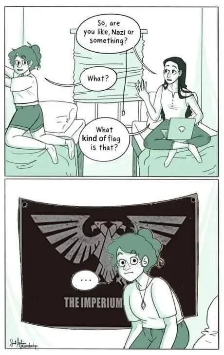 When Your Warhammer 40,000 Decor Gets Misinterpreted - Memes on Aviaclip