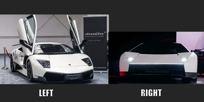 Comparing a Classic Lamborghini to a Modern Angular Design