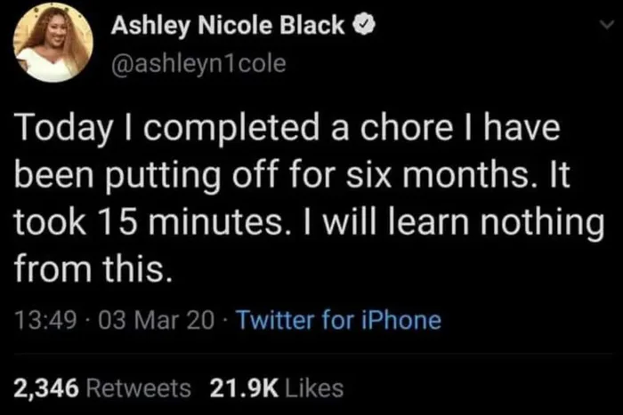 The Relatable Reality of Procrastinating Simple Tasks