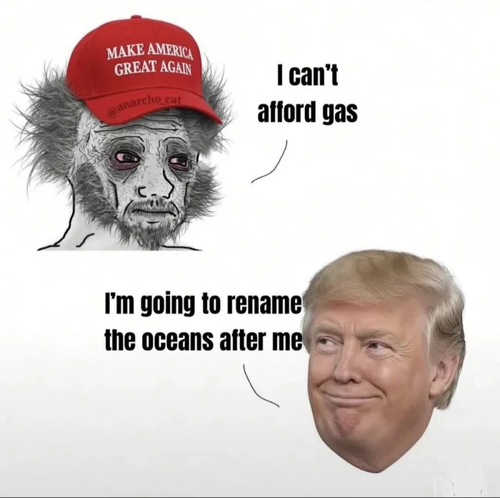 A Political Satire Meme Comparing Economic Concerns with Presidential Priorities
