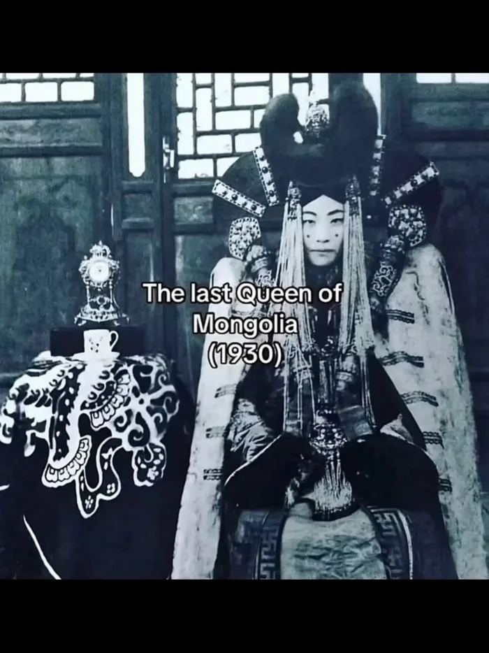 Historical Photograph Often Attributed to the Last Queen of Mongolia
