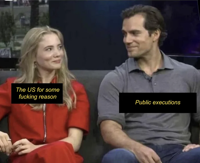A Meme Highlighting Recent Discussions on Public Executions