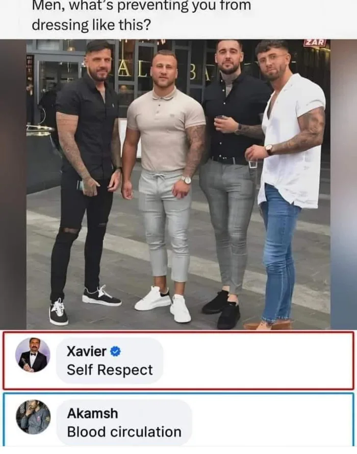 The Debate Over Skinny Jeans and Men's Fashion - Memes on Aviaclip
