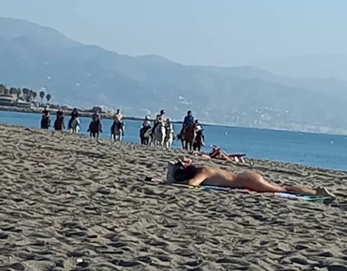 Horseback Riding Meets Nudism at Guadalmar Beach in Málaga - Interesting on Aviaclip