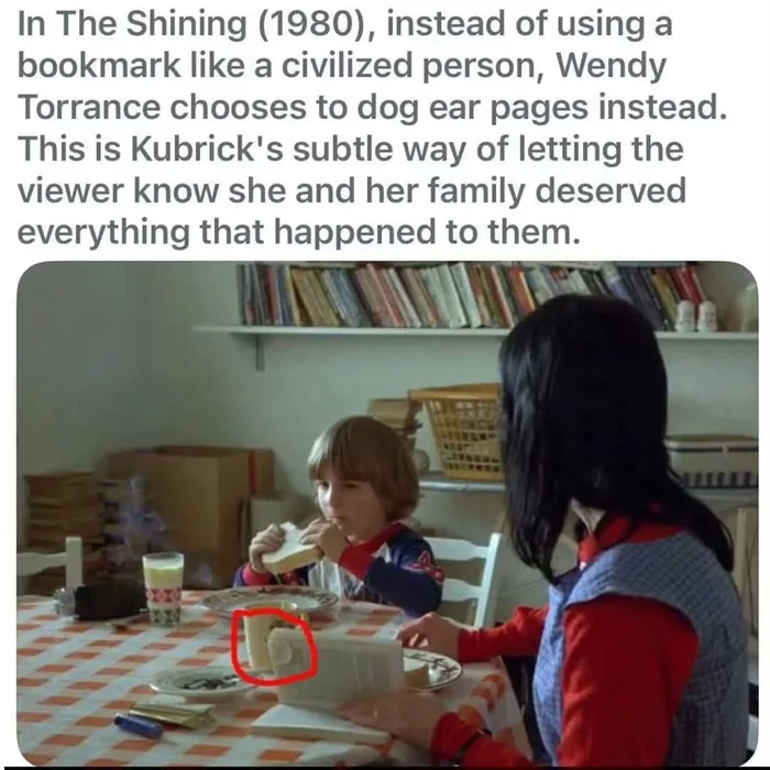 The Controversial Book Habit Spotted in The Shining - Memes on Aviaclip