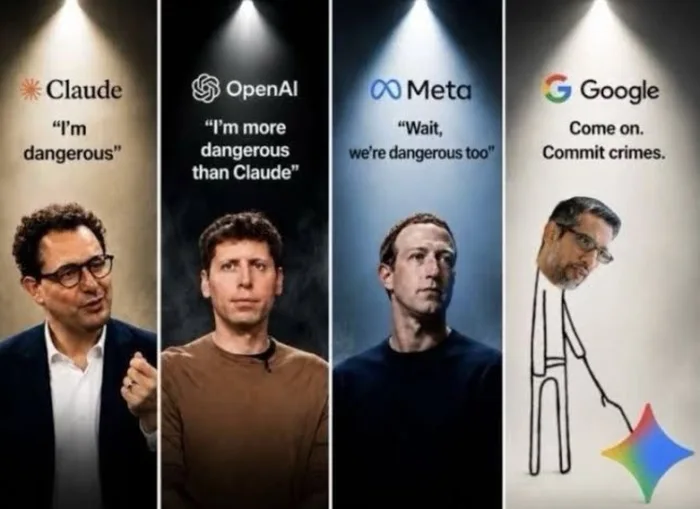 A Satirical Take on AI Company Branding and Safety Claims